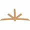 Ekena Millwork Alberta Smooth Timber Gable Bracket, Western Red Cedar, 84"W x 49"H x 1 1/2"D x 5 1/2"F, 14/12 Pitch GBW084X49X0206ALB00SWR - alternate 2
